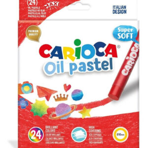 CRAYONES CARIOCA PASTELES AL OLEO X 24U. (43278)