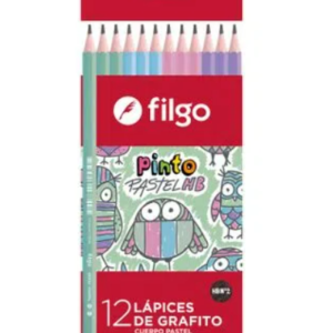 LAPIZ GRAFITO FILGO PINTO PASTEL HBX12U. (PN101-HBP)