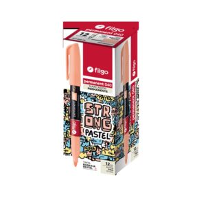 MARCADOR FILGO 040 PERMANENTE PUNTA FINA V/COLORES (PM040-C12)