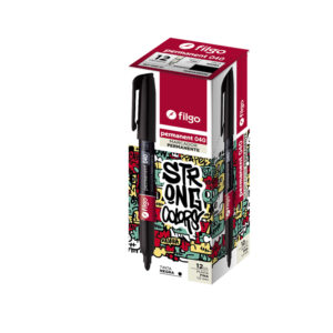 MARCADOR FILGO 040 PERMANENTE PUNTA FINA C/U (PM040-C12)