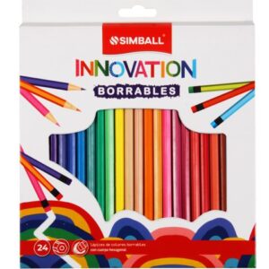 LAPIZ COLOR SIMBALL INNOVATION X24U. LARGOS BORRABLES (215070001)