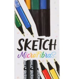 MICROFIBRA SIMBALL SKETCH BLISTER X 5 COLORES BASICOS (210039905)