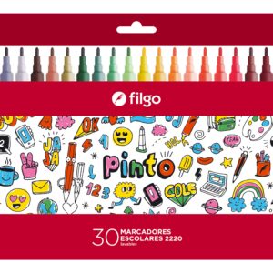 MARCADOR ESCOLAR FILGO V/COLORES X30U (CM2220-E30-SUR)