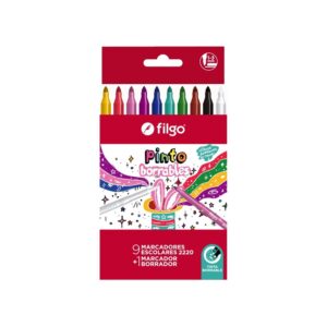 MARCADOR FILGO PINTO ESTUCHE X10U. BORRABLE (CM22220-E10-BRBL)