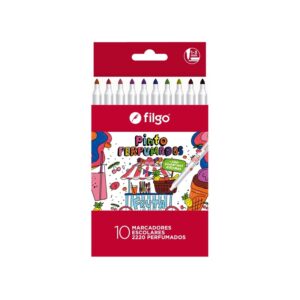 MARCADOR FILGO PINTO ESTUCHE X10U. PERFUMADOS  (CM2220-E10-PERF)