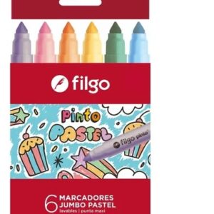 MARCADOR FILGO PINTO JUMBO PASTEL X6 (CMJ-E6-PASTEL)