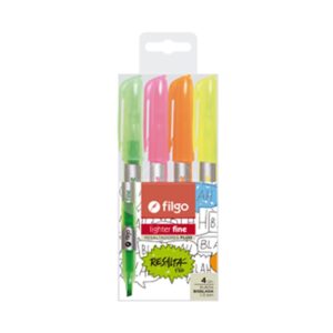 RESALTADOR FILGO LIGHTER FINE FLUO X4U. (SLF-E4-FLU)