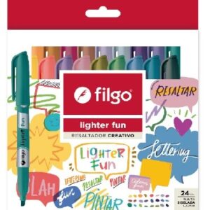 RESALTADOR FILGO LIGHTER FINE FUN X 24U. V/COLORES (SLF-E24-FUN)