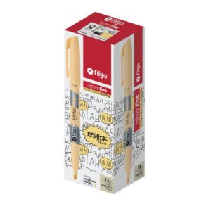 RESALTADOR FILGO LIGHTER FINE PASTEL  X 12U. V/COLORES C/U (SLF-C12-317/312)