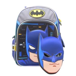 MOCHILA CRESKO BATMAN C/MASCARA 16" ESPALDA (LJ104)