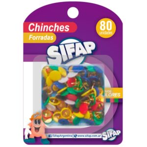 CHINCHE SIFAP FORRADAS COLOR BL X 80U. (3100604400)