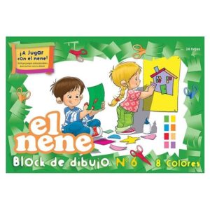 BLOCK DE DIBUJO EL NENE N°6 COLOR X 24H. (215294)