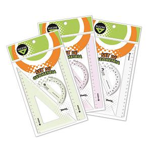 SET GEOMETRIA PIZZINI X3 PIEZAS (4113)