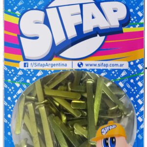 BROCHE SIFAP DORADO MARIPOSA Nº6 DOYPACK X 100U. (2500600006)