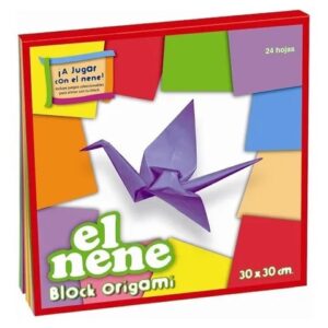 BLOCK DE DIBUJO EL NENE ORIGAMI 15X15 COLOR (210202)