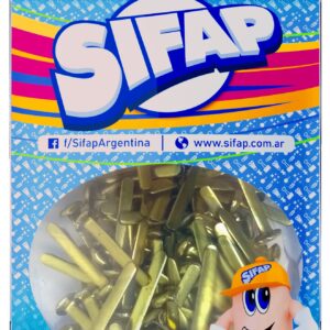 BROCHE SIFAP DORADO MARIPOSA Nº7 DOYPACK X 100U. (2500600007)