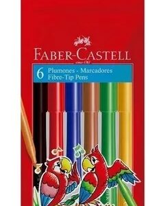 MARCADOR FABER CASTELL FIESTA EST/CARTON X6 (555302)