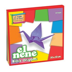BLOCK DE DIBUJO EL NENE ORIGAMI 30X30 24H (210222)