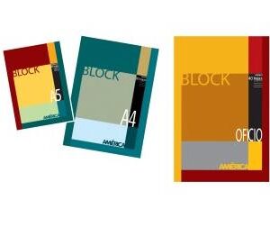 BLOCK AMERICA EMBLOCADOS A5  X 80H CUADRICULADO (190843)