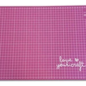 BASE DE GOMA IBI CRAFT PARA CORTE 45X30 A3 ROSA (127602)