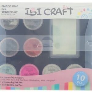 KIT EMBOSSING IBI CRAFT POLVO+ MARCADOR+ ALMOHADILLA X10U (657160)