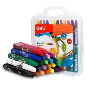 VALIJA DELI CRAYONES OIL PASTEL X24U (C20124)