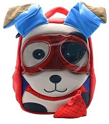 MOCHILA CRESKO FUNNY LAND DOGGY C/OREJAS 11" ESPALDA (FL194)