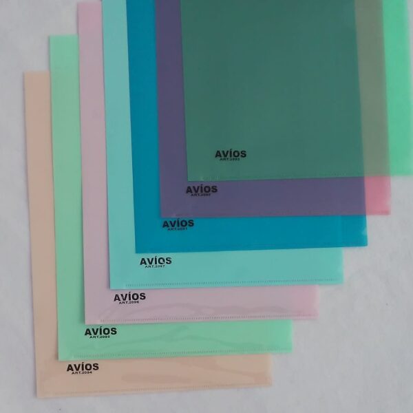 CARPETA AVIOS DOBLE OFICIO PP V/COLORES