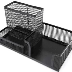 ORGANIZADOR DE ESCRITORIO MATISSE NEGRO/PLATA (89058)