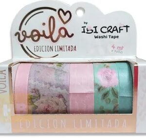 WASHI TAPE BOX IBICO X5U 4MTS V/MODELOS (55770)