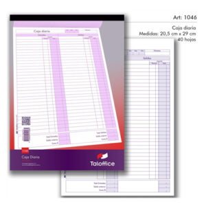 TALONARIO OFFICE CAJA DIARIA 1046