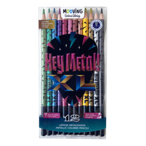 LAPICES MOOVING COLORING HEY METAL X12U. (3011312)