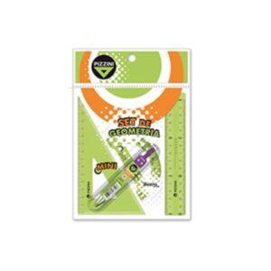 SET GEOMETRIA PIZZINI ESCOLAR 4 PIEZAS (4013)