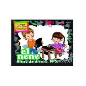 BLOCK DE DIBUJO EL NENE N°5 NEGRO X 24H. (210534)