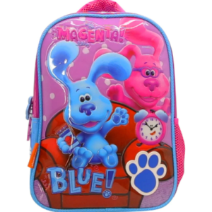 MOCHILA CRESKO BLUE Y MAGENTA 12" ESPALDA (BL003)