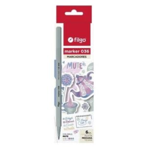 MARCADORES FILGO MUTE 036 1.0MM (M36-E6-MUTE)