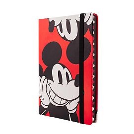 CUADERNO MOOVING NOTES MICKEY MOUSE A5 X 80 HJS RAYADO (1246121)