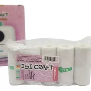 ROLLO TERMICO BLANCO X5U DE 3MTS PARA IMPRESORA PORTATIL IBICRAFT (657062)
