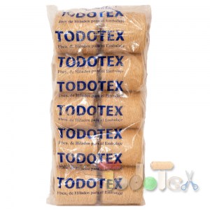 HILO TODOTEX YUTE NAT MEDIANO 10 OVILLOS DE 60 MTS (415)