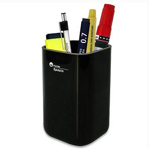 PORTALAPICES PIZZINI NEGRO/CRISTAL (0482CR/0482NG)