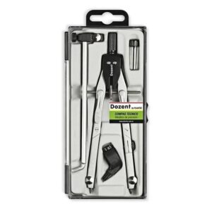 COMPAS TECNICO DOZENT METALICO BIGOTERA+ AJ RAPIDO+ C/PROL+ ADAPT+ MINA (19213)