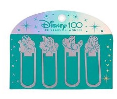 BOOKMARKS METALLIC MOOVING MAW DISNEY 100 AÑOS X4U (1182140205)