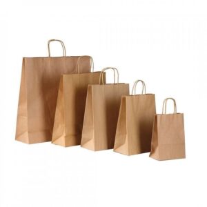 BOLSA KRAFT MARRON FM8 260X170X375 50U C/U.