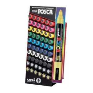 EXHIBIDOR UNI POSCA PC-5M X60U C/SURTIDOS.