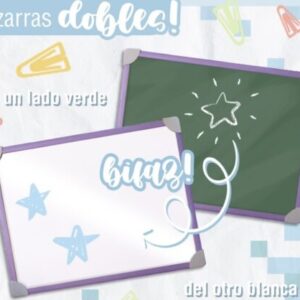 PIZARRA LIGGO 25X35 PASTEL 2 EN 1 V/COLORES (510-0520)