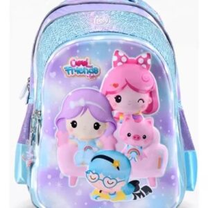 MOCHILA FOOTY COOL FRIENDS C/LUZ LED 18" ESPALDA (F2163)