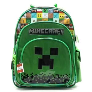 MOCHILA CRESKO MINECRAFT 18" ESPALDA (MI095)