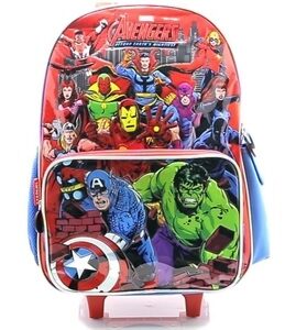 MOCHILA CRESKO MARVEL AVENGERS 18" C/CARRO (SP138)