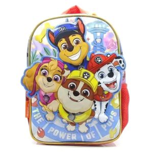 MOCHILA CRESKO PAW PATROL POWER SQUAD 12" ESPALDA (PW123)