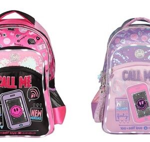 MOCHILA FOOTY CALL ME C/LUZ LED 18" ESPALDA (F2143)